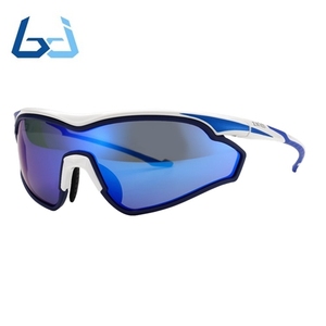 Borjye J131D Lunettes de soleil bi-injectées sans monture à lentille noire pour le sport - Product Image 4