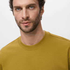 Nouvelle mode T-shirt vintage ample 100% coton lourd Logo de sérigraphie personnalisé T-shirt surdimensionné de détresse 250GSM pour hommes - Product Image 6