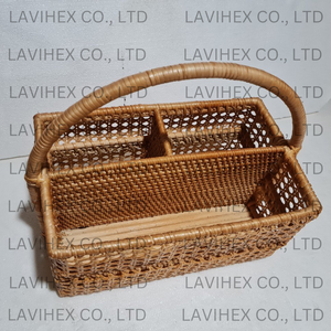Soporte para cubertería de ratán natural tejido a mano, artículos esenciales para cocina y comedor, venta al por mayor, de Vietnam - Product Image 2
