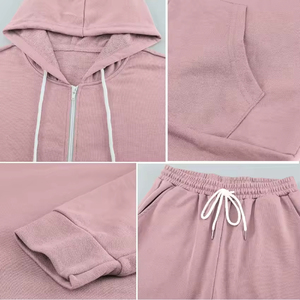 Chándales para hombres Trajes de sudor Gimnasio Ropa deportiva Chándales de entrenamiento Jogging Dos piezas Trajes de chándal de gimnasio Chándal de jogging personalizado - Product Image 5