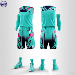 Uniformes de basket-ball personnalisés de haute qualité, entièrement réversibles avec les derniers designs, plus les options de taille comprend des ensembles de noms d'équipe - Product Image 5