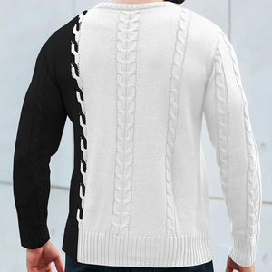 Pull en cachemire pour homme, léger, doux, respirant, chaud, décontracté, tricoté, élégant, confortable - Product Image 3