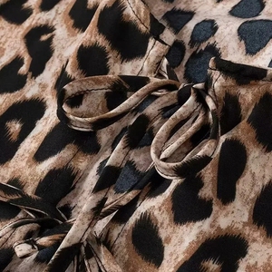 เสื้อครอปแขนพองสำหรับผู้หญิง, เสื้อครอปแขนพองมีระบายเสื้อเชิ้ตตัวยาวลำลองลายสีพื้นฤดูร้อน2025 - Product Image 6