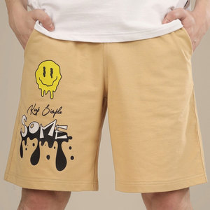 Men's Casual Workout <b>Shorts</b> Summer Quick Dry New Fashion Solid Pattern 100% Cotton OEM Service Available - Product Image 4