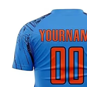 Uniformes de Fútbol de Alta Calidad en Color Sólido, 100% Poliéster Transpirable, Manga Corta, Personalizables, Unisex, para Equipos Adultos - Product Image 5