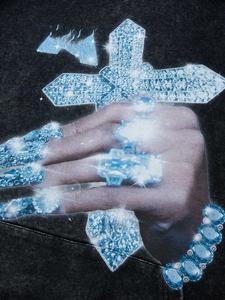 เสื้อฮู้ดซักกรดแบบสวมหัวทรงโอเวอร์ไซส์ใส่ได้ทั้งชายและหญิง - Product Image 2