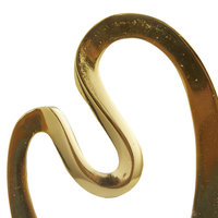 Sculpture de mariage artisanale en aluminium et marbre, base en métal, finition noire et couleur or, pour la décoration intérieure