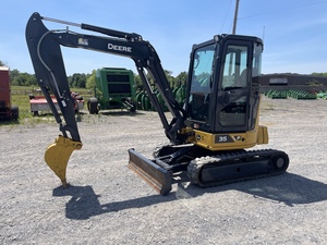 Miniexcavadora de cadenas 2023 para 35 P con alta potencia de excavación y capacidad de cazo de 0.12m - Product Image 5
