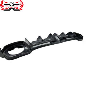 Kit de conversion de voiture pour <span class=keywords><strong>Audi</strong></span> <span class=keywords><strong>R8</strong></span> modèle 2021-2023, vente chaude, style C, diffuseur arrière en fibre de carbone sèche - Product Image 4