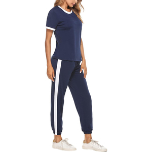 Logo personnalisé ensemble de vêtements de sport d'été pour femmes survêtement de meilleure qualité séchage rapide respirant Fitness survêtement d'été pour les femmes - Product Image 3