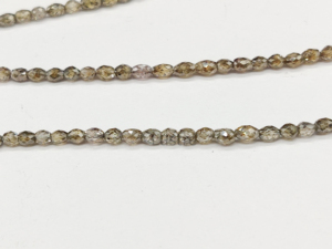 Perles de diamant Champagne en gros en vrac perles à facettes pour la fabrication de bijoux fabricant indien naturel en vrac en gros - Product Image 5