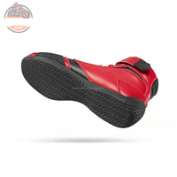 Vêtements de sport en cuir véritable Baskets en cuir de course de moto quantité minimale de commande bas Concevez vos propres baskets en cuir d'équitation de moto pour hommes