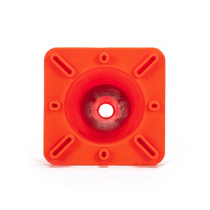 Cône de signalisation routière flexible en PVC S7104 45cm Orange pour la construction – Vente en gros - Product Image 1