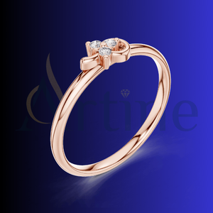 Rajnila jewels 14K Handmade <b>Adjustable</b> <b>Ring</b> for Girls Fashion Style - Product Image 1