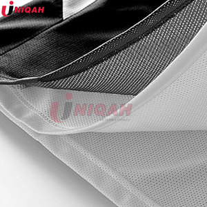 Camiseta deportiva de alta calidad para hombre, tallas personalizables, conjunto de color blanco/Negro transpirable, precio de fábrica - Product Image 6
