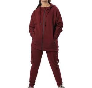 Nouvelle collection de survêtement pour femme slim fit avec capuche, disponible en gros, survêtement pour jogging et fitness - Product Image 1