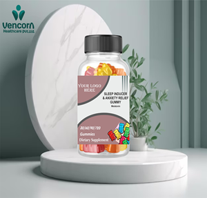 Gummies à la mélatonine vegan en marque propre, complément alimentaire de qualité supérieure pour la relaxation et le sommeil des adultes, non destiné aux femmes enceintes - Product Image 4