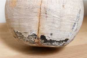 Olla nepalí redonda Vintage de madera hecha a mano con acabado de lejía para el hogar, restaurante y decoración de Hotel, Navidad - Product Image 5