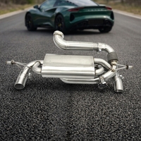 Système d'échappement Catback Valvetronic en acier inoxydable poli miroir SDO Performance pour Lotus Emira 2.0T 2021+ avec silencieux