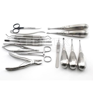 ชุดเครื่องมือทันตกรรมสำหรับใช้ในงานทันตกรรมขนาดเล็กชุดเครื่องมือสเตนเลสแบบแมนนวลสำหรับใช้ในงานสัตวแพทย์ - Product Image 1