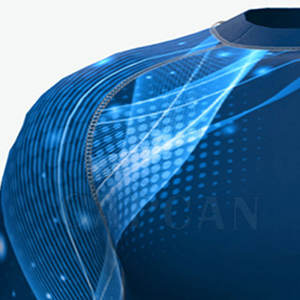 Entraînement de gymnastique moderne pour hommes Confortable longue protection contre les éruptions cutanées Compression Styles de motifs personnalisés Meilleures ventes Différentes tailles - Product Image 6