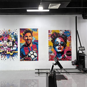 Imprimante murale numérique UV professionnelle grand <span class=keywords><strong>format</strong></span>, machine d'impression jet d'encre UV multicolore pour l'art mural, en promotion - Product Image 2