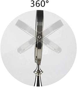 Espejo de pie hecho a mano de primera calidad, mesa redonda, marco de hierro decorativo, decoración portátil para el hogar y la Oficina - Product Image 2