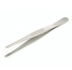 Fórceps de tejido estándar de instrumento de grado quirúrgico de alta calidad, 10 cm/3,9 ", 1x2 dientes, fórceps de microtejido quirúrgico - Product Image 2