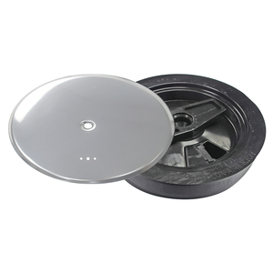 Couvre-siphon en PVC T 89 A O/ 110 mm. Avec aérateur - Product Image 1