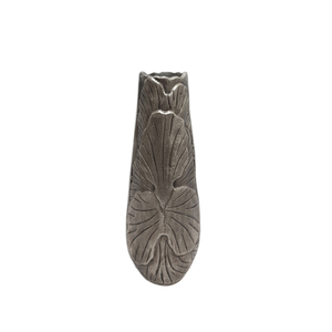 Florero de aluminio de primera calidad con acabado plateado para el hogar, sala de estar, jarrones decorativos de Metal hechos a mano a granel - Product Image 1