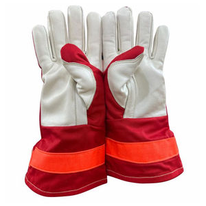 Gants de soudage en cuir de vachette, antistatiques, durables, respirants, épaisseur 5mil/8mil pour la résistance à la chaleur au travail - Product Image 3