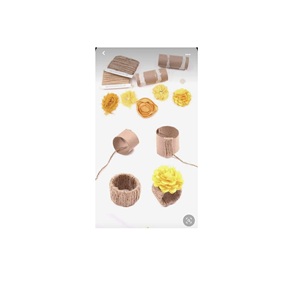 Wholesale <b>Cheap</b> Price Rhinestone Bling Napkin <b>Ring</b> Rattan Napkin Buckle for <b>Wedding</b> Place Setting Serviette Decor - Product Image 3