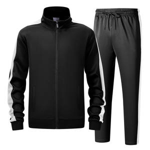 Chándales para hombre, conjuntos de Jogger, ropa deportiva, sudaderas informales, pantalones de chándal, ropa de calle, pulóver, sudaderas con capucha de lana de Color sólido, traje para hombre - Product Image 1