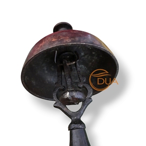 Cloche de style antique avec motif imprimé UV Base ronde simple et cloche en forme de dôme Tige conique Clapet en forme de larme - Product Image 3