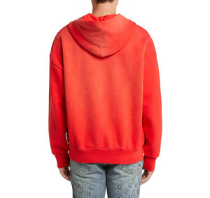 Street สวมเสื้อสวมหัวผู้ชาย Hoodie ธรรมดาสีทึบผู้ชาย Hoodie คุณภาพดีที่สุดผู้ชายกรดล้าง Hoodies - Product Image 4