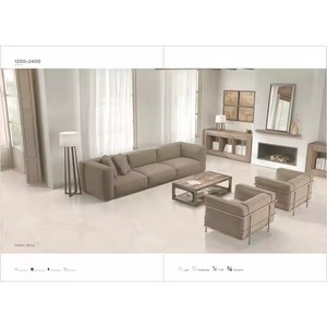 กระเบื้องผนังพอร์ซเลน1200x2400มม. 4x8ft พื้นหินอ่อนขนาดใหญ่หรูหราขัดมัน - Product Image 1