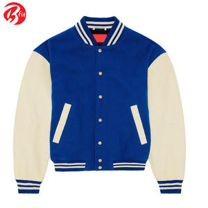 Veste de baseball universitaire à manches en similicuir de haute qualité vêtements de mode d'hiver avec caractéristique imperméable chaude et élégante - Product Image 4