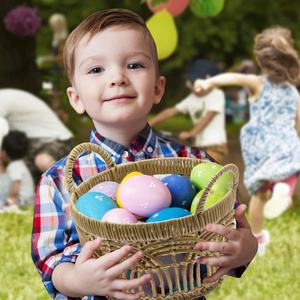 Meilleur prix panier en rotin de saule tissé à la main vietnamien écologique cercle élégant pour l'organisation de stockage des essentiels ménagers - Product Image 5