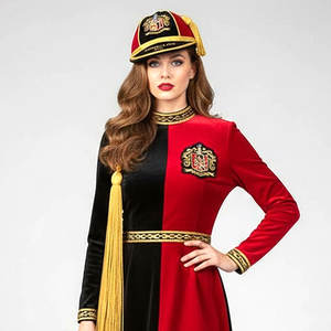 2025 Golden Crown Tassel Rugby Cap Bordado 3D Tela transpirable Trenza dorada Honores Uniforme Gorras-Colores personalizables Tamaños - Product Image 3