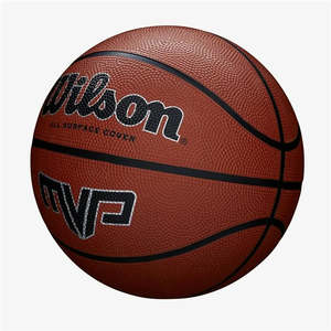 Balón de Baloncesto Wilson MVP 295 Mini, Tamaño 5/6, Color Marrón, Plástico con Logotipo Personalizado, Recubierto de PU, para Entrenamiento y Juegos - Product Image 3