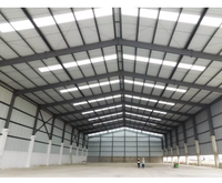 Bâtiments d'entrepôt préfabriqués en acier à faible coût, kits de construction de garages préfabriqués