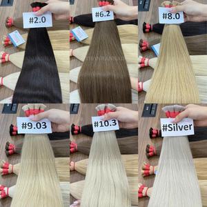 SUPER MEGA VENTE SEPTEMBRE Qualité de luxe Extensions de cheveux en vrac vietnamiennes les plus élevées en gros 12A prêt à expédier - Product Image 1