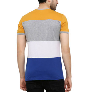 T-shirt homme 100% coton, coupe ample, logo imprimé sur mesure, vente directe d'usine, confortable pour l'été. - Product Image 3