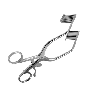 Retractor Cerebelar Miskimmon de 200 mm, 7x7 Puntas, Angulado, Afilado, Instrumento Ortopédico - Product Image 3