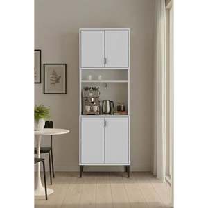 Harmony Mini 4 Kapakl Kahve Kesi, Diseño Minimalista de Madera para Uso en la Cocina, para Mutfak Stdyosu - Product Image 1