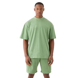 Conjunto de Dos Piezas de Verano para Hombre, Talla Grande, de Alta Calidad, con Hombros Caídos, Formal, Liso y Personalizado - Product Image 6