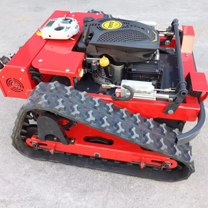 Tondeuse à gazon robotique industrielle 24V 190cc moteur 2 temps 1000mm hauteur de coupe maximale télécommande tondeuse à pente boîte à herbe pour bricolage - Product Image 1