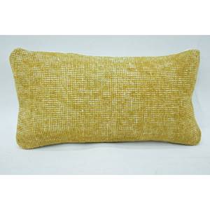 หมอนผ้าขนแกะ Ikat ลายโมเสกสีทองขนาด8x16นิ้วทอลายวินเทจ - Product Image 1