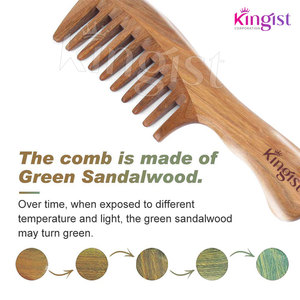 OEM มืออาชีพ100% ไม้ไผ่ธรรมชาติไม้แปรงผมหวีสำหรับผู้หญิง - Product Image 4