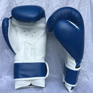 High Quality Comfortable Suede Gloves with Adjustable <b>Wrist</b> <b>Strap</b> Hook & Loop Closure for MMA Boxing Martial Arts-Custom Logo - Product Image 6